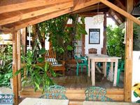 Terrace of the Hotel NEPTUNO S REFUGIO - Boca Chica - Dominican Republic